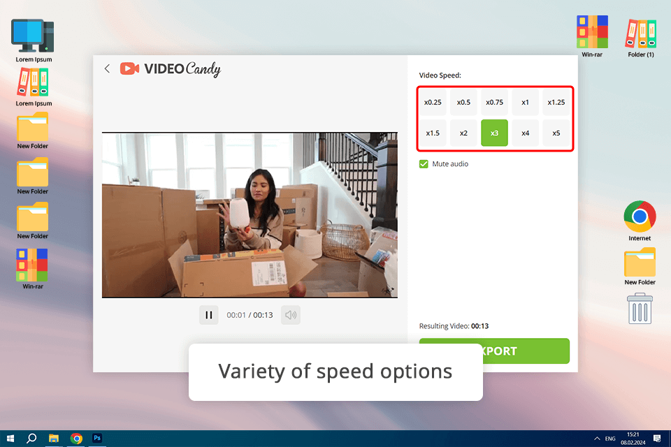 video candy online video speed changer