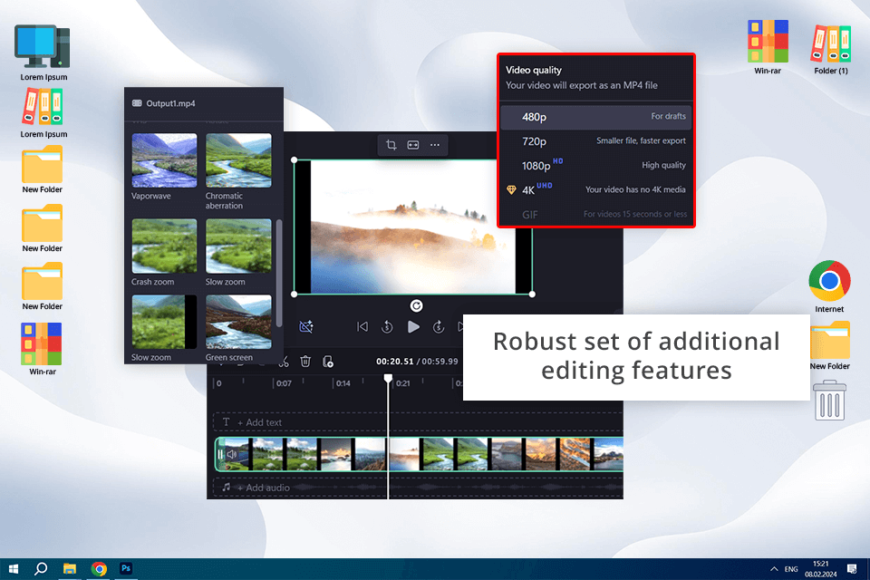 video compression software clipchamp