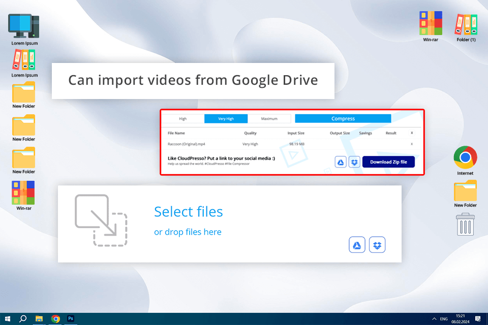 video compression software cloudpresso
