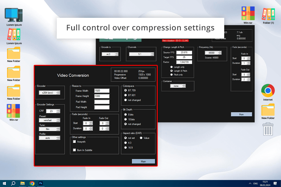 video compression software ffmpeg