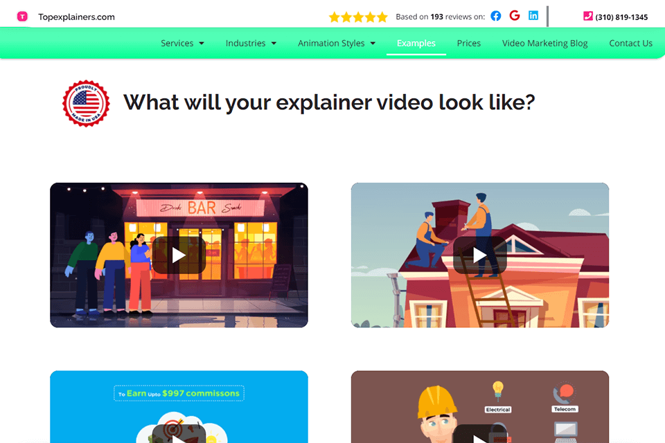 video top explainer review