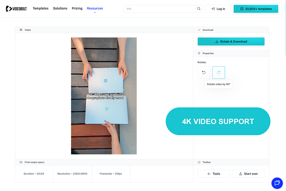 videobolt net online video rotator