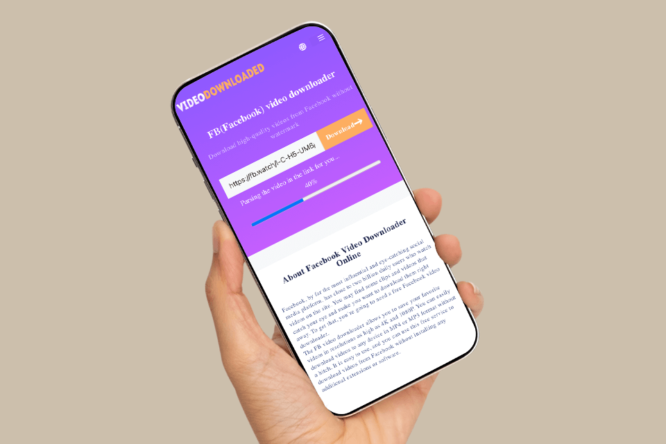 videodownloaded facebook downloader