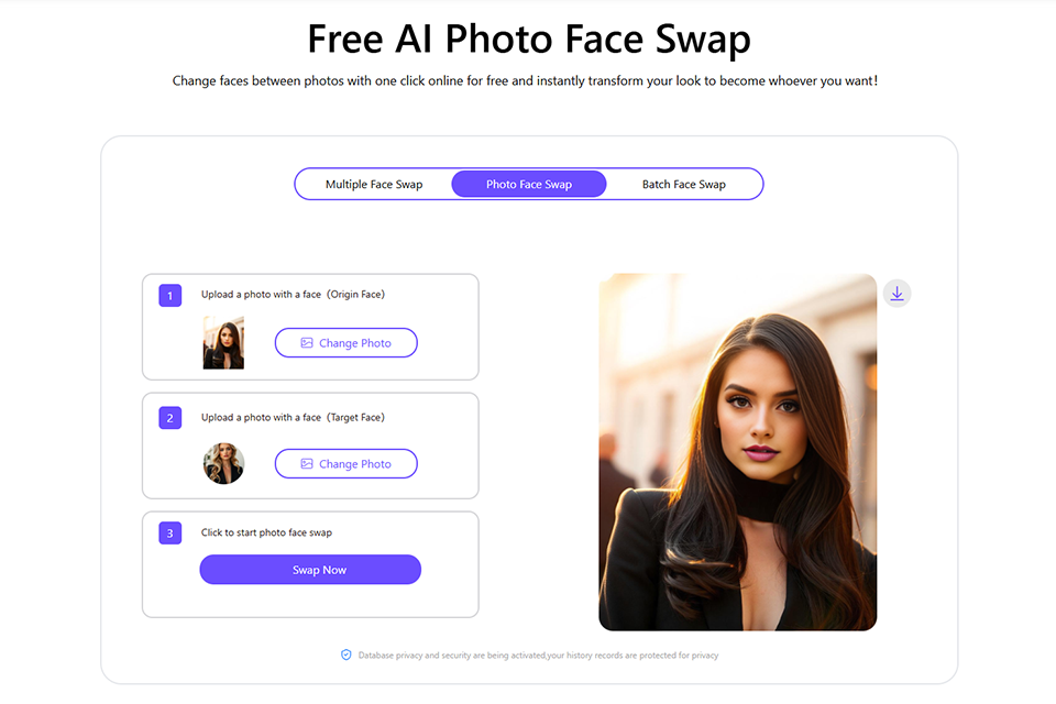 videofaceswap io face swap app