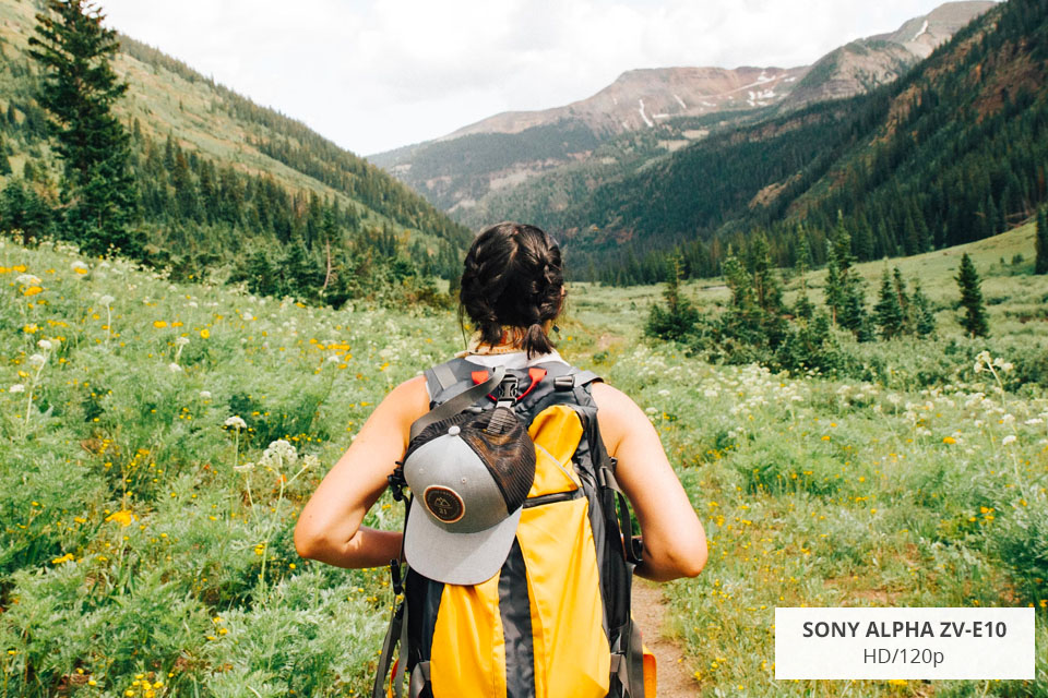 videography camera sony alpha zv-e10