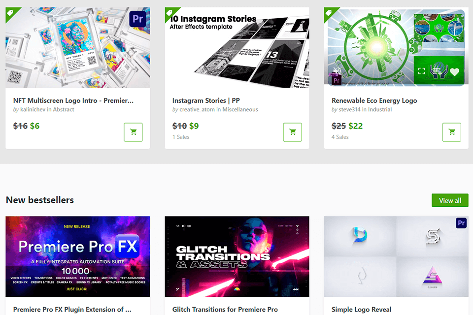 videohive free adobe premiere templates interface