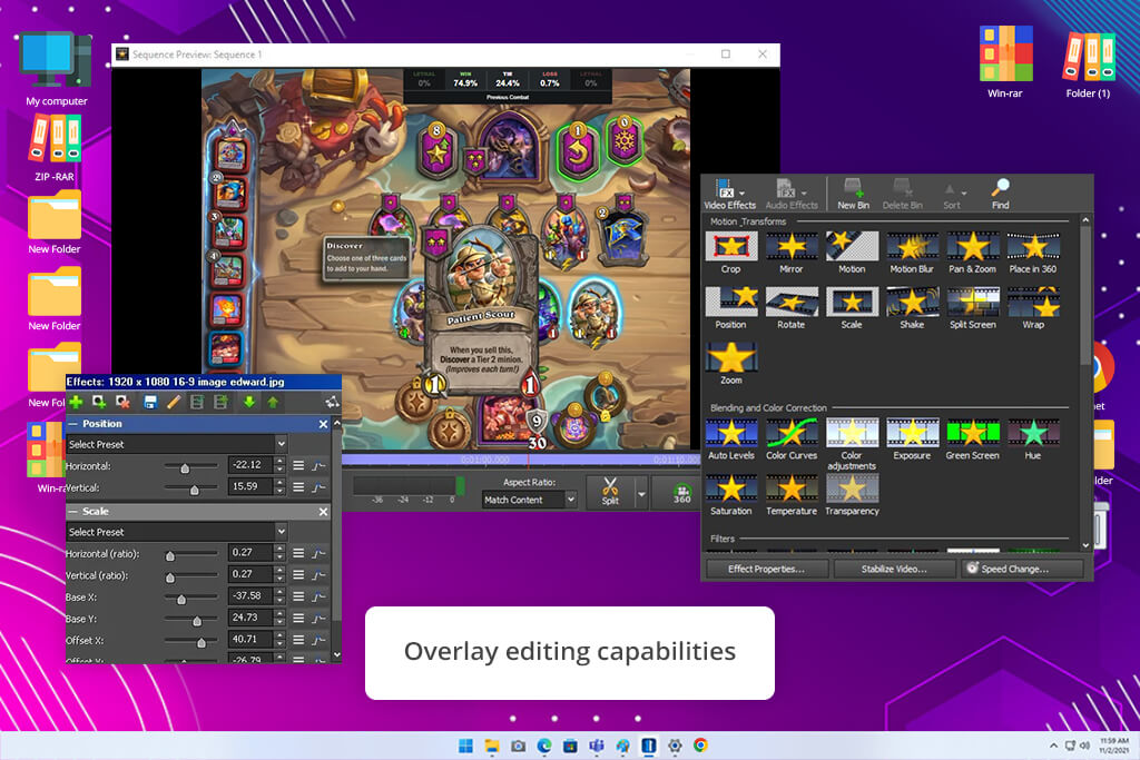 videopad free video editing software for gaming