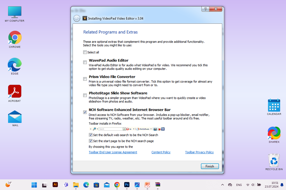 videopad installation