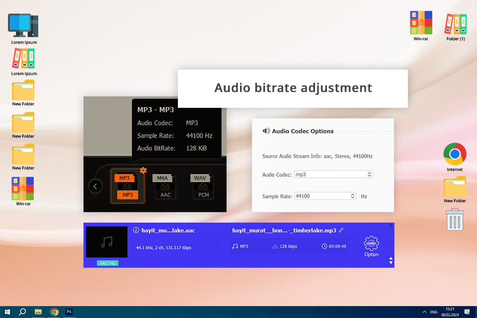 videoproc acc to mp3 converter