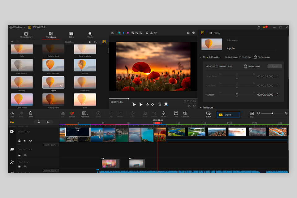 videoproc vlogger software user-friendly interface