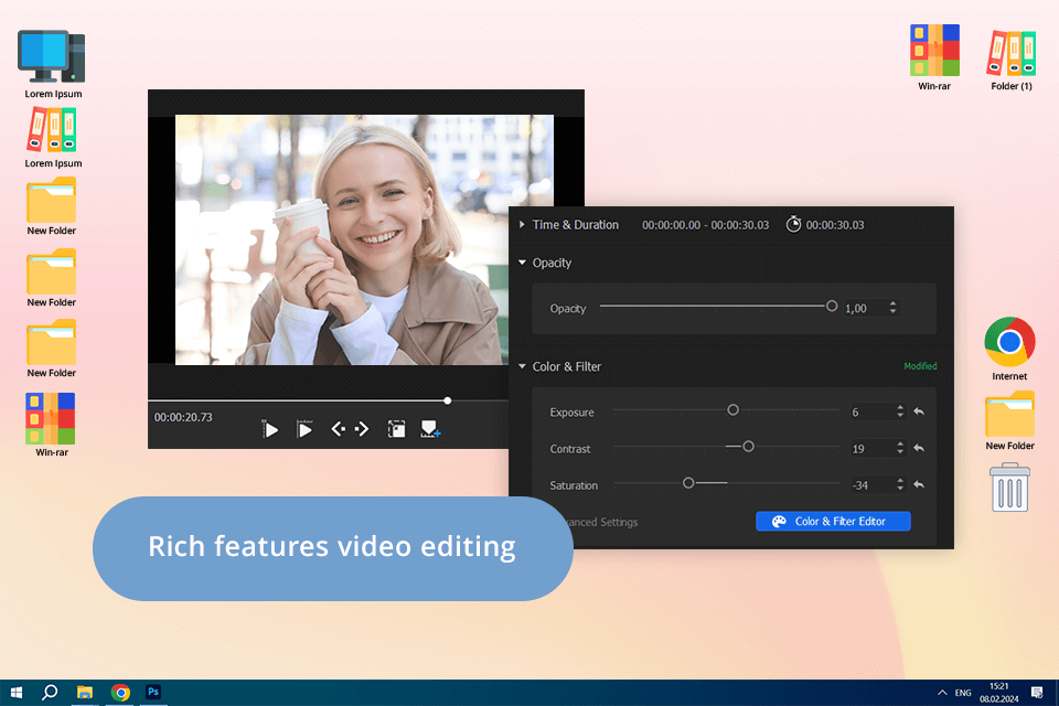 videoproc vlogger video pitch changer