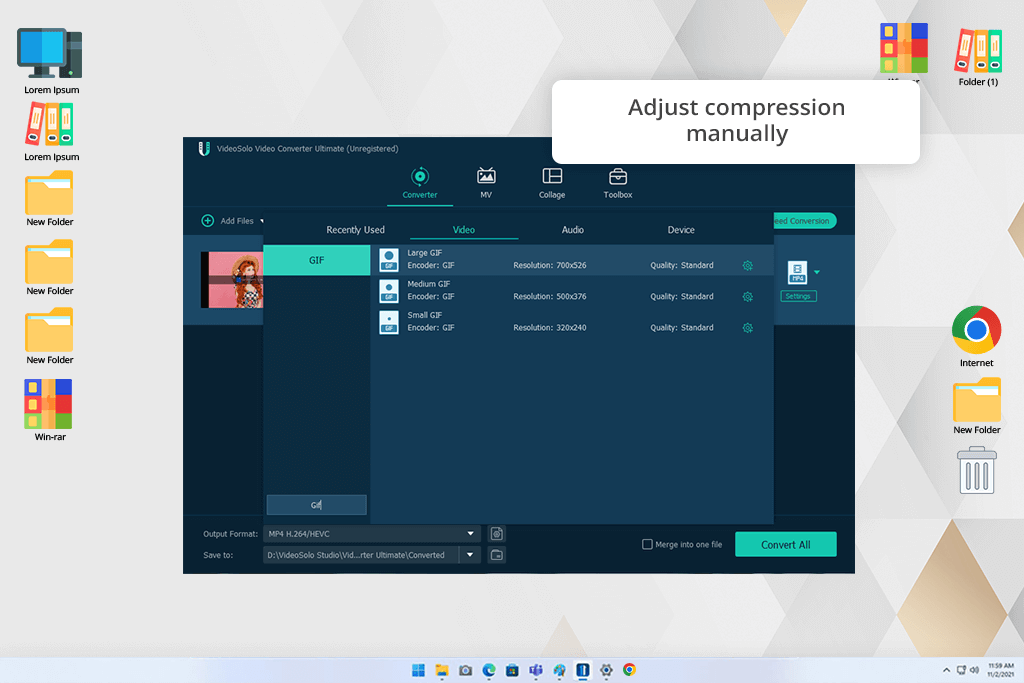 videosolo converter mp4 to gif converter