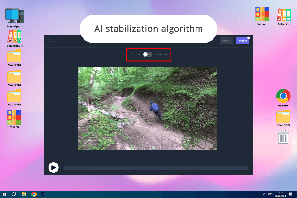 vidio ai best online video stabilizer