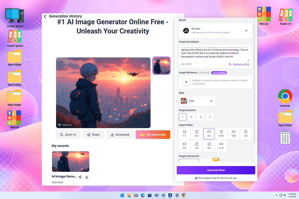 vidnoz ai anime generator tool