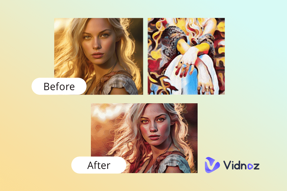 ukázka přenosu obrazového stylu vidnoz ai