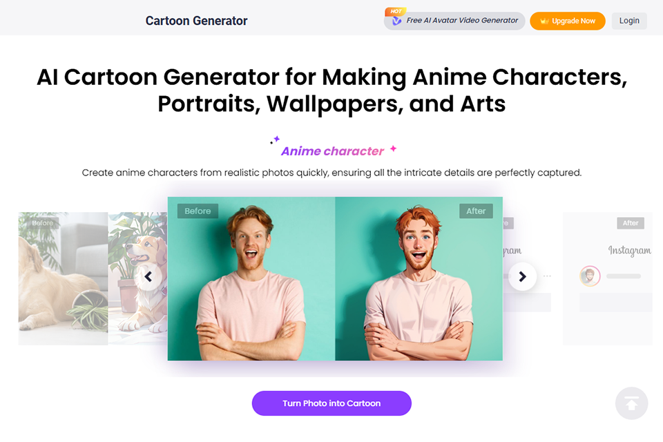 vidnoz free anime ai art generator