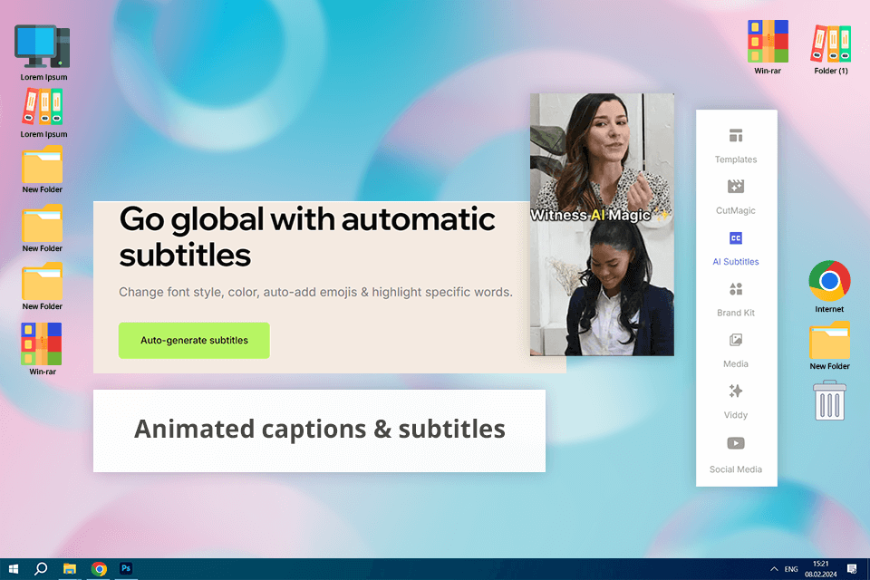vidyo ai veed alternative interface