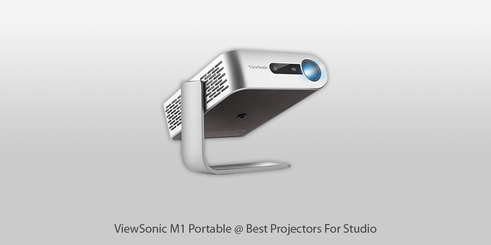 viewsonic m1 portable projector for studio