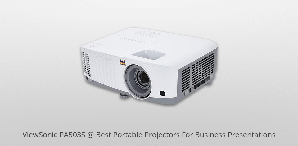 viewsonic pa503s portable projectors for business presentations