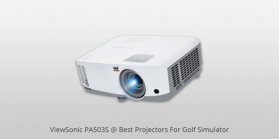 viewsonic pa503s projector for golf simulator