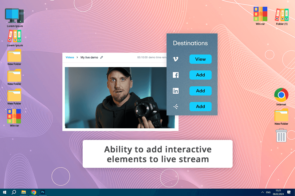 vimeo livestream obs alternative