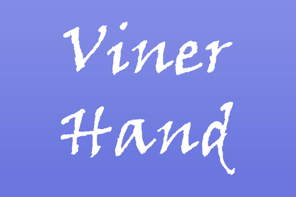 viner hand most hated fonts