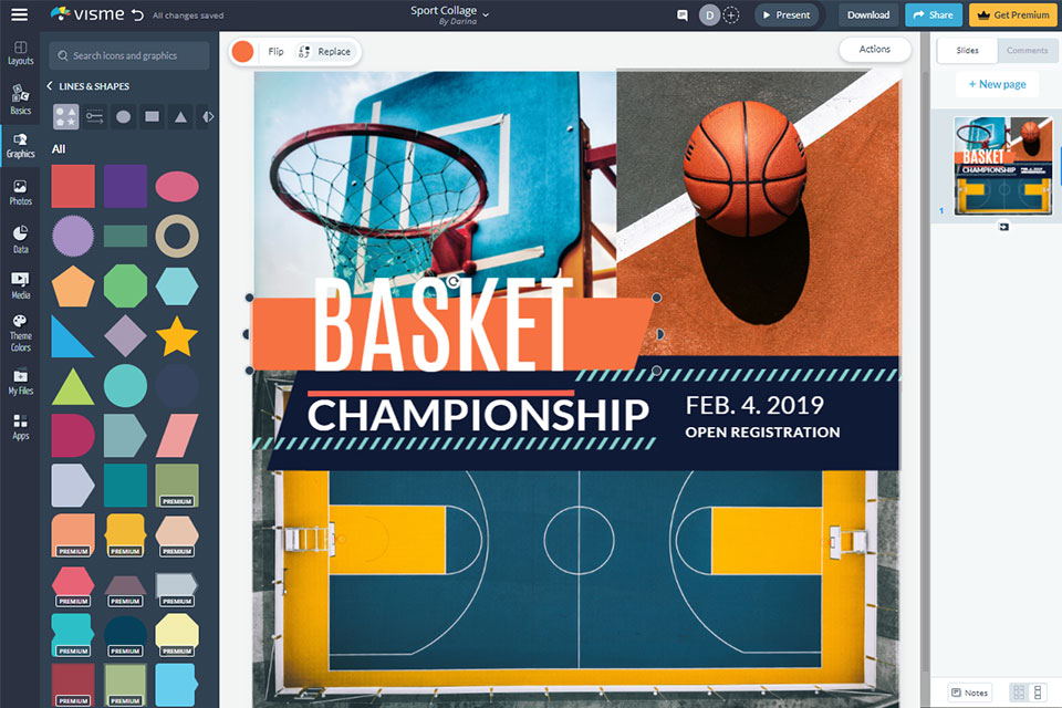 visme desygner alternative interface