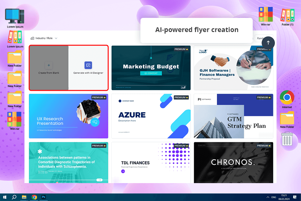 visme flyer design software