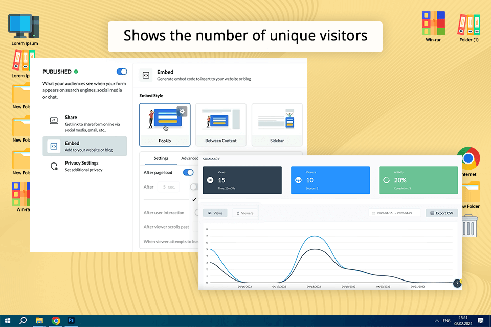 visme lead generation