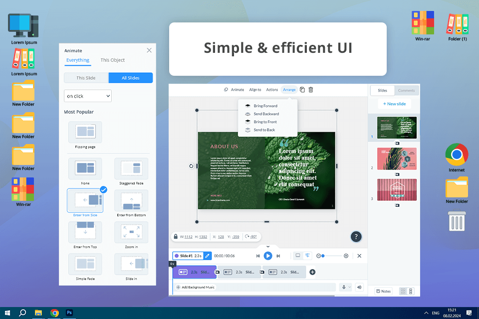 visme vistacreate alternative interface