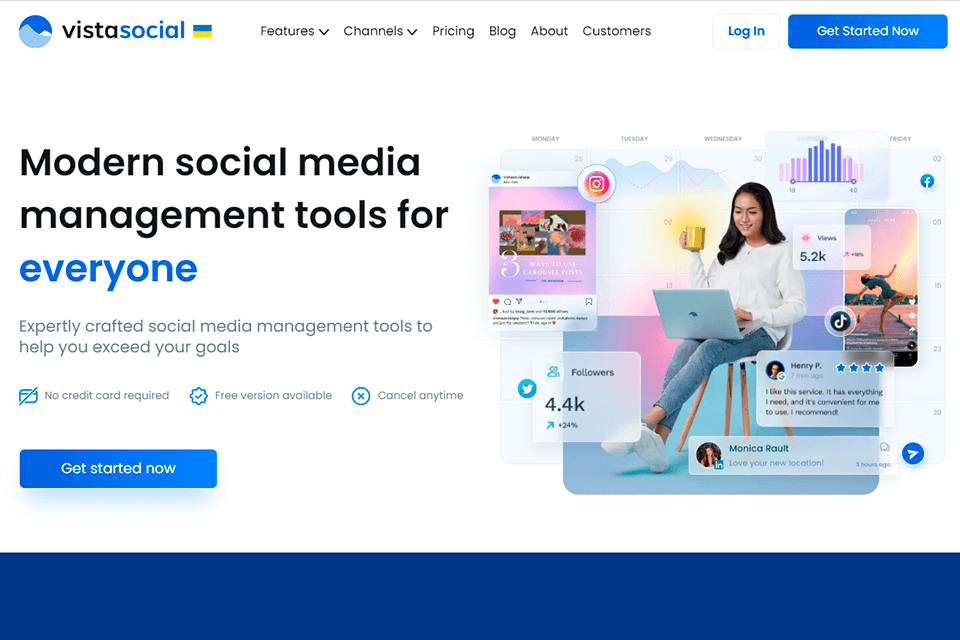 vista social interface