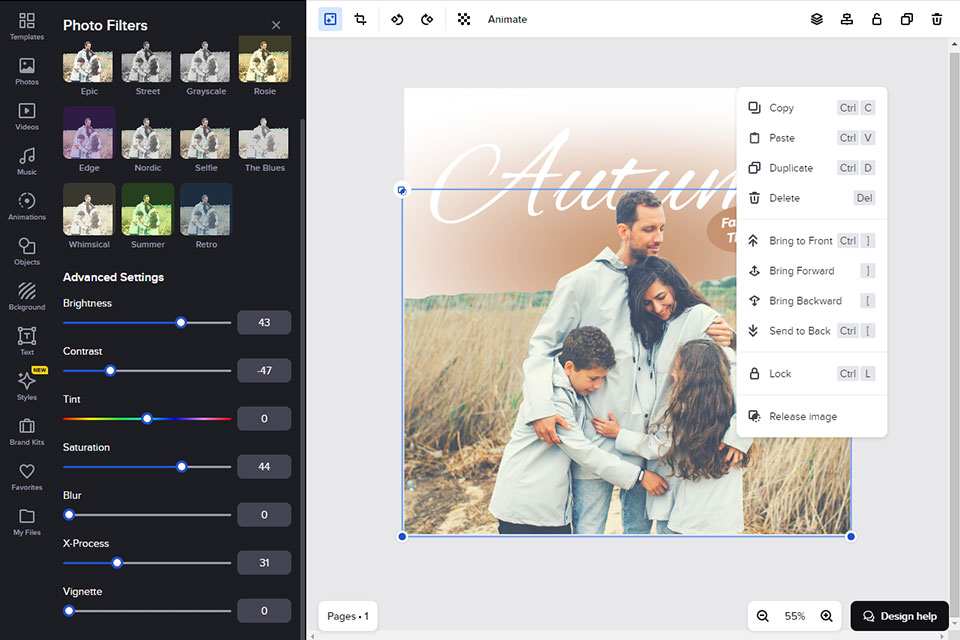 vistacreate desygner alternative interface