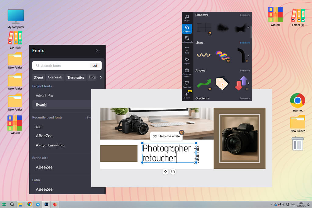 vistacreate tumblr banner maker