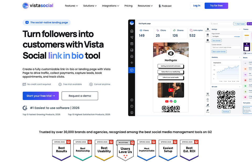 vistasocial instagram marketing tools for rapid growth