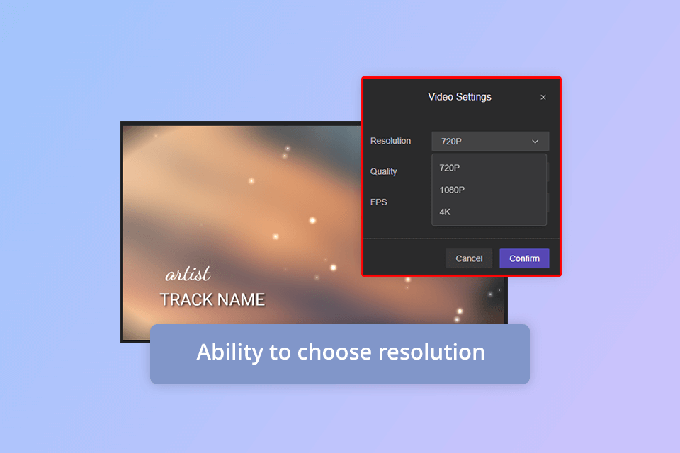 vistudio resolution option