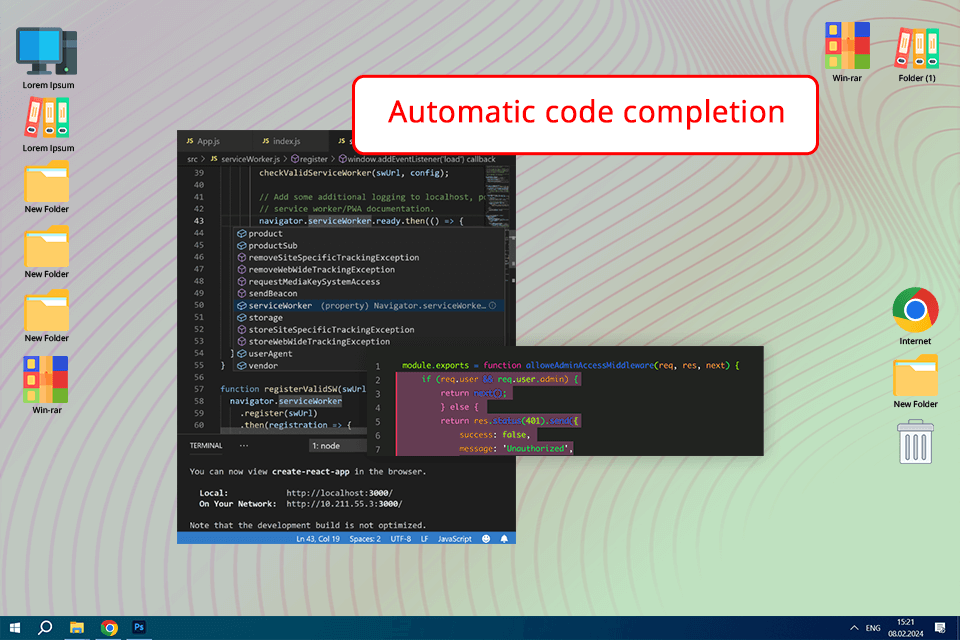 visual studio code text editor for coding