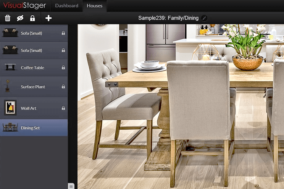 Visualstager Virtual Staging Software Interface 