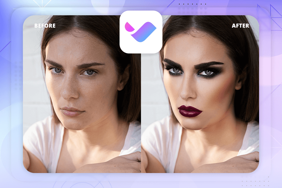 vivid glam makeup editing app