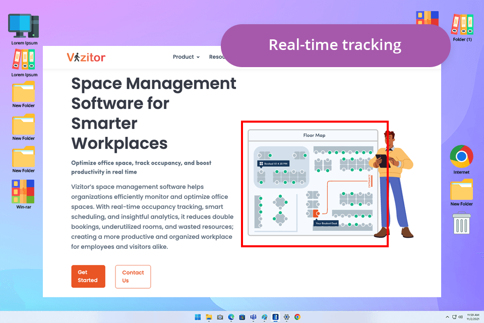 vizitorapp coworking software