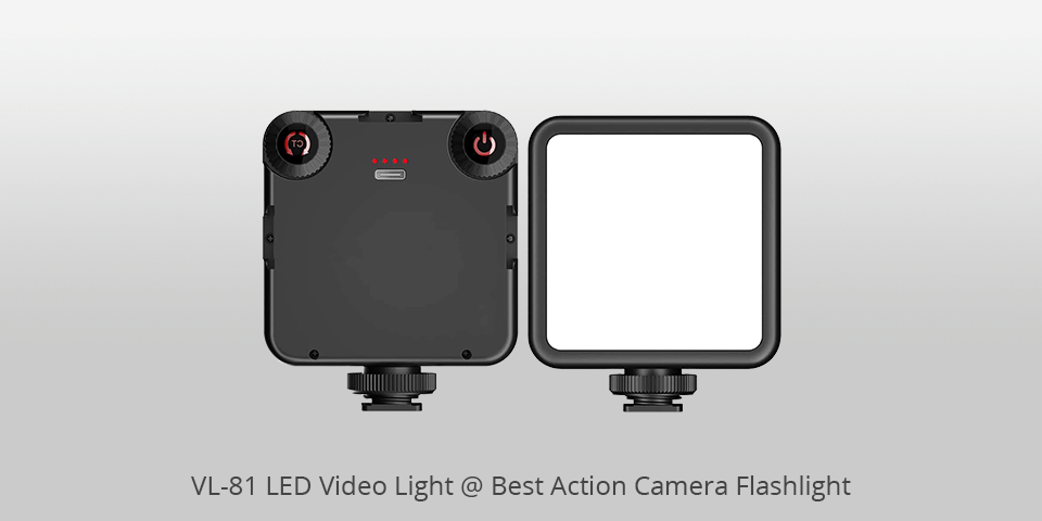 vl-81 led video light action-kamera-taschenlampe
