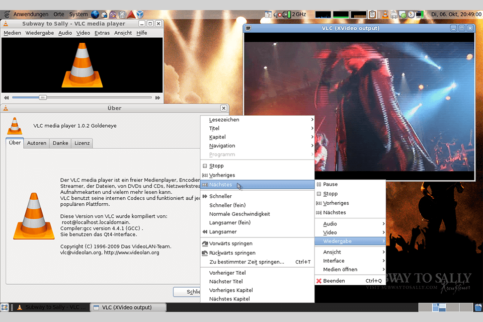 vlclinux apps interface