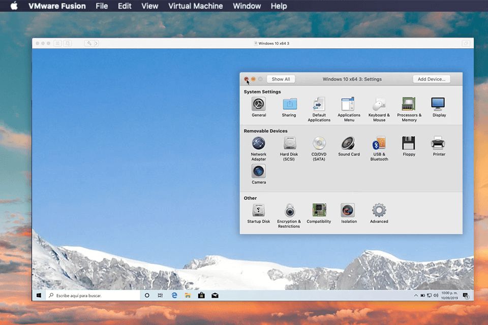 vmware fusion mac windows emulator