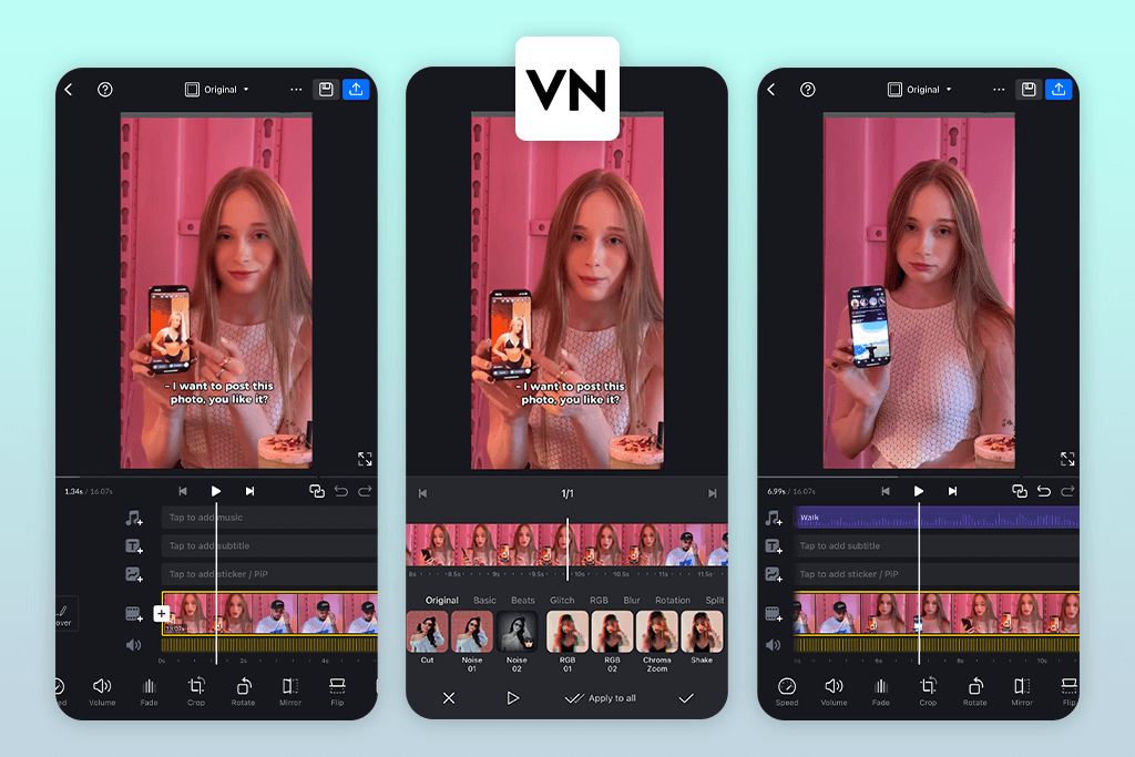 vn video editing app for instagram