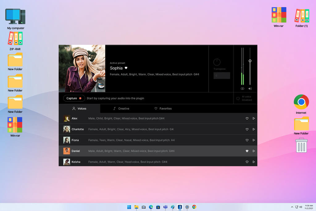 voiceai ai female voice generator