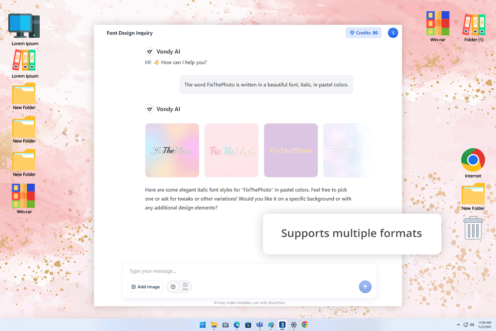 vondy software interface