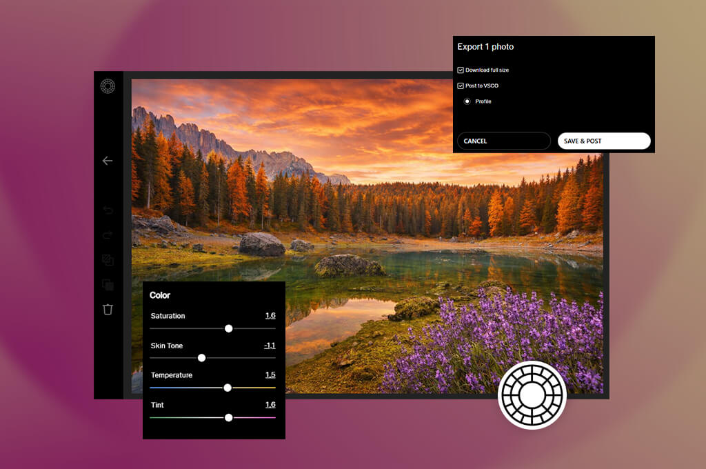 vsco landscape editing