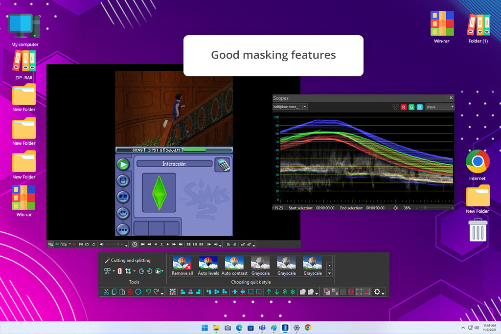 vsdc free video editing software for gaming
