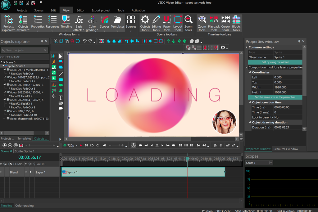 vsdc free youtube video editor