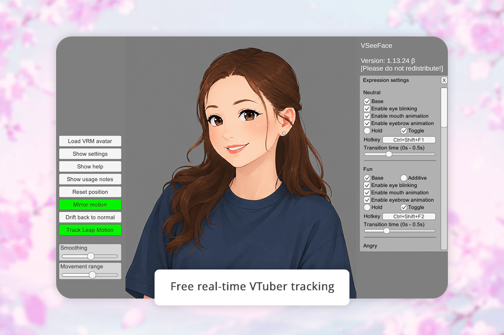 vseeface vtuber tracking