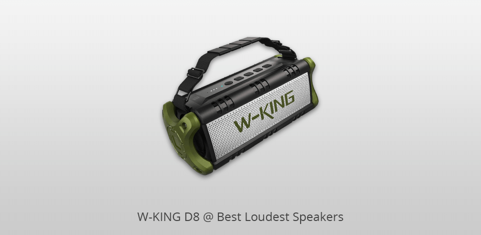 w-king d8 loudest speakers